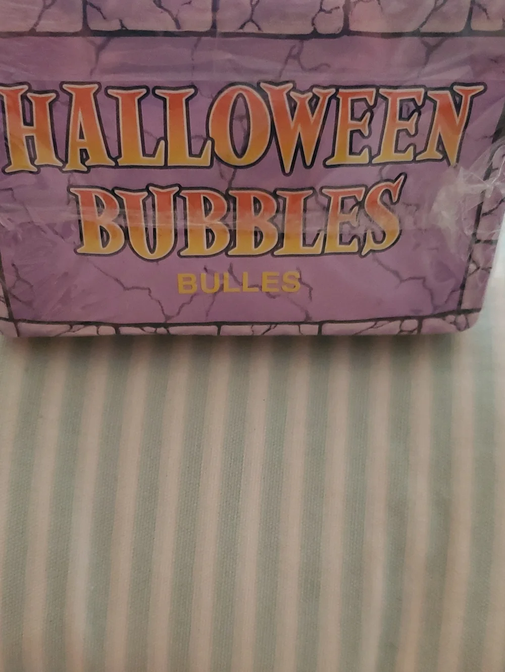 Halloween Bubbles Party Favor Pack - Purple Packaging with Orange Tops